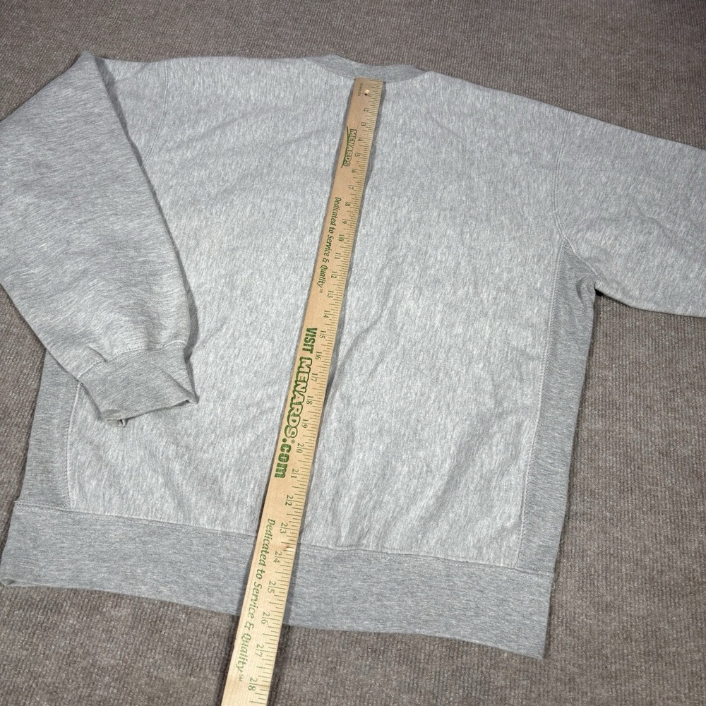 Dayton Flyers Sweatshirt Men M Crewneck Embroidery Gray Heavy Pro Weave MV Sport - Picture 7 of 8